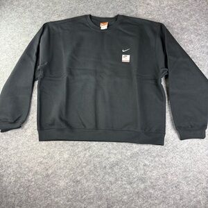 NIKE MADE IN USA CREWNECK SWEATSHIRT MENS SIZE XL BLACK CQ4004-XXX NWT